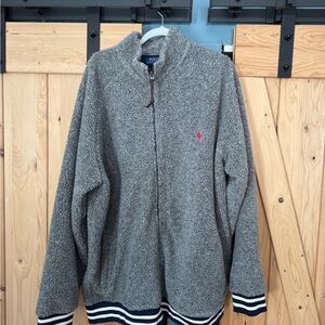 Ralph Lauren Charcoal Fleece Jacket